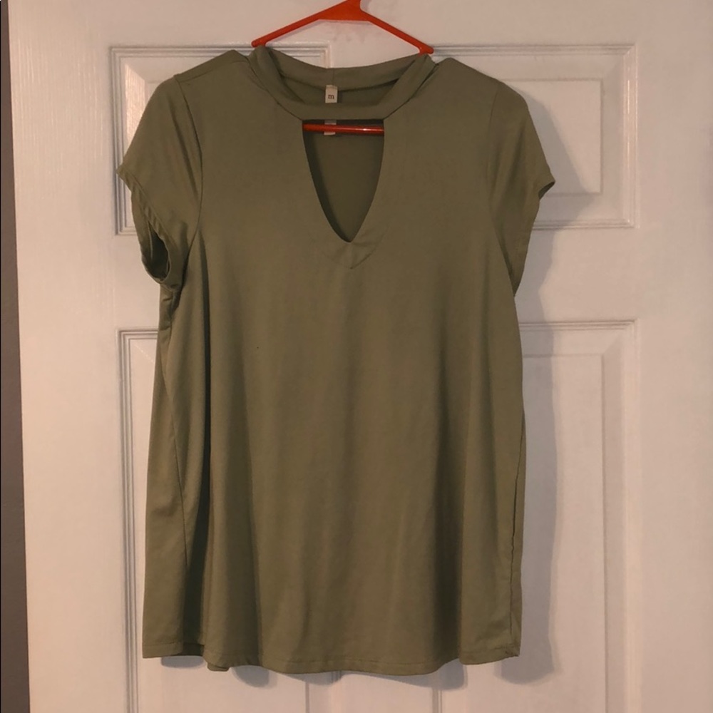 Green shirt